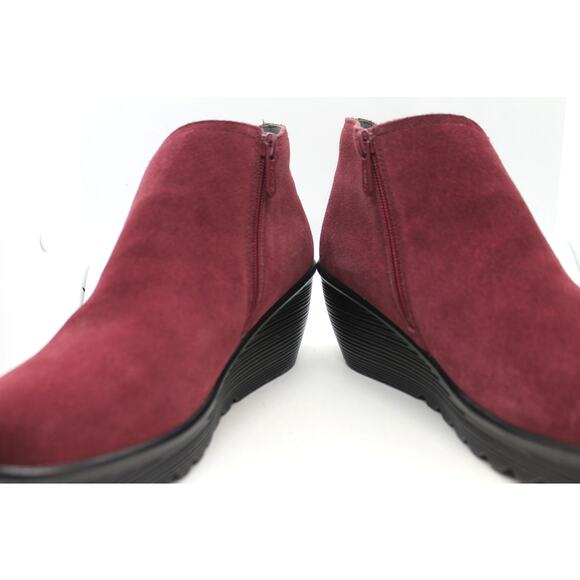 Skechers Burgundy Parallel Ditto Ankle Boots sz 9 US - Picture 3 of 5